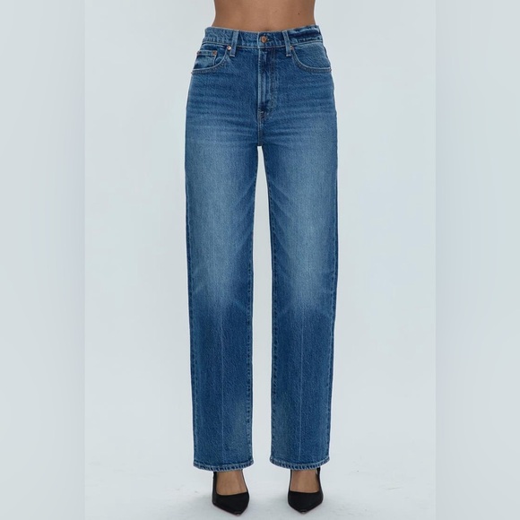 pistola Denim - pistola Straight Leg Jeans in Medium Blue Wash